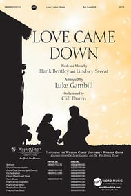 Love Came Down SATB choral sheet music cover Thumbnail